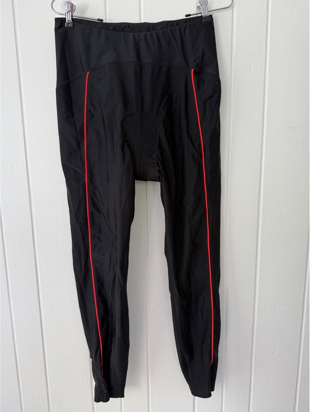 Mountain Warehouse Active Women's Black Cycling Tights with Red Padding size 12
